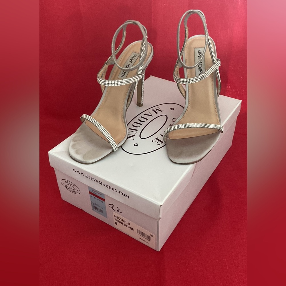 Steve Madden Nectur-R Rhinestone Heels